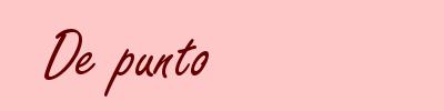 De punto